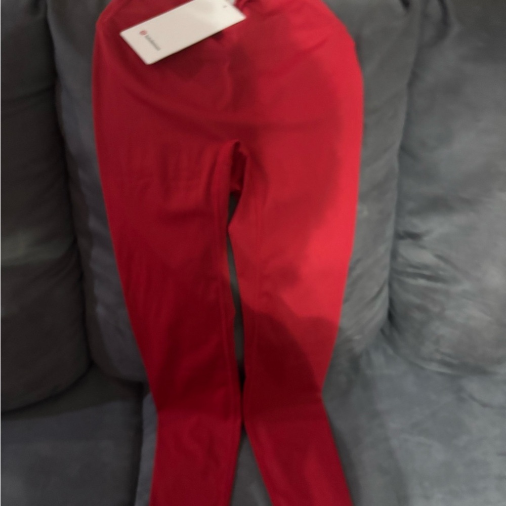 lululemon athletica Red Leggings